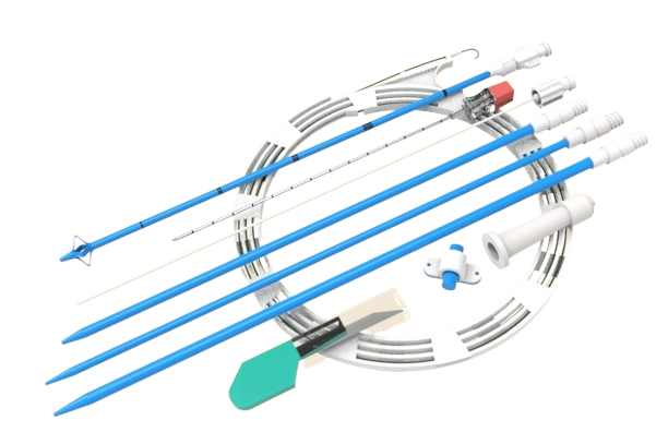 PCN SET- PIGTAIL WITH LOCKING MECHANISM (NEPRHROSTOMY CATHETER SET) 