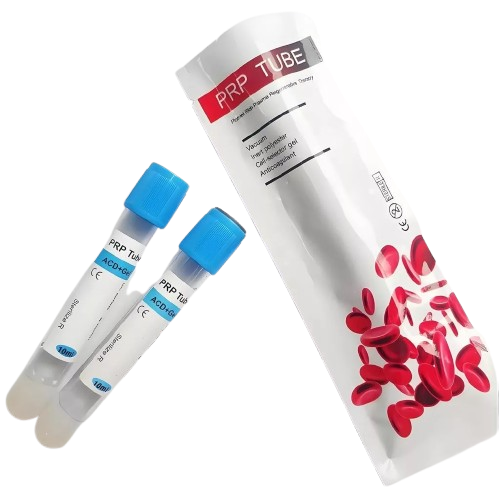 PRP TUBES WITH SEPARATION GEL ACD GEL FOR FACE & HAIR